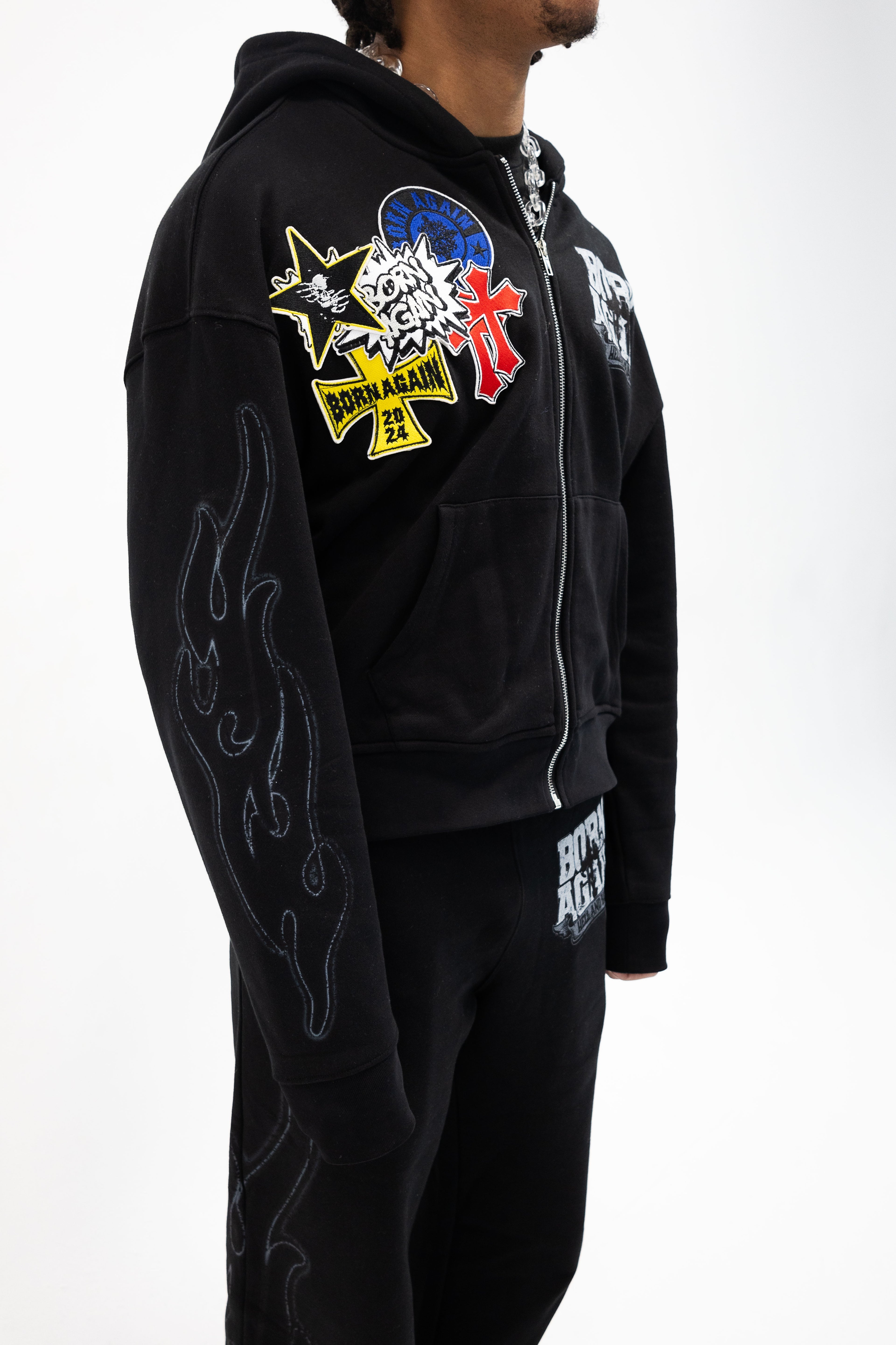 Hell & Back Zip Up (Black)