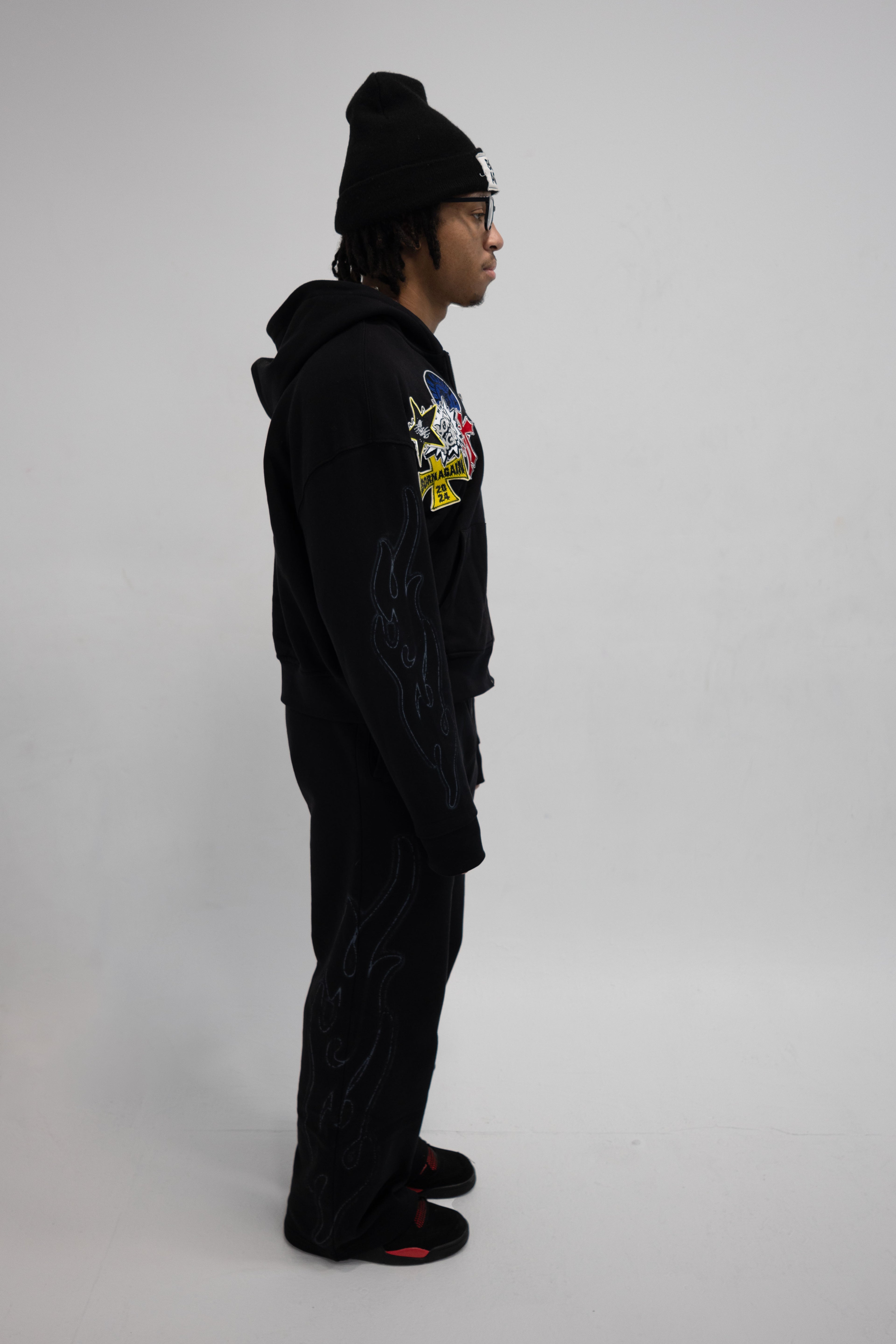 Hell & Back Zip Up (Black)