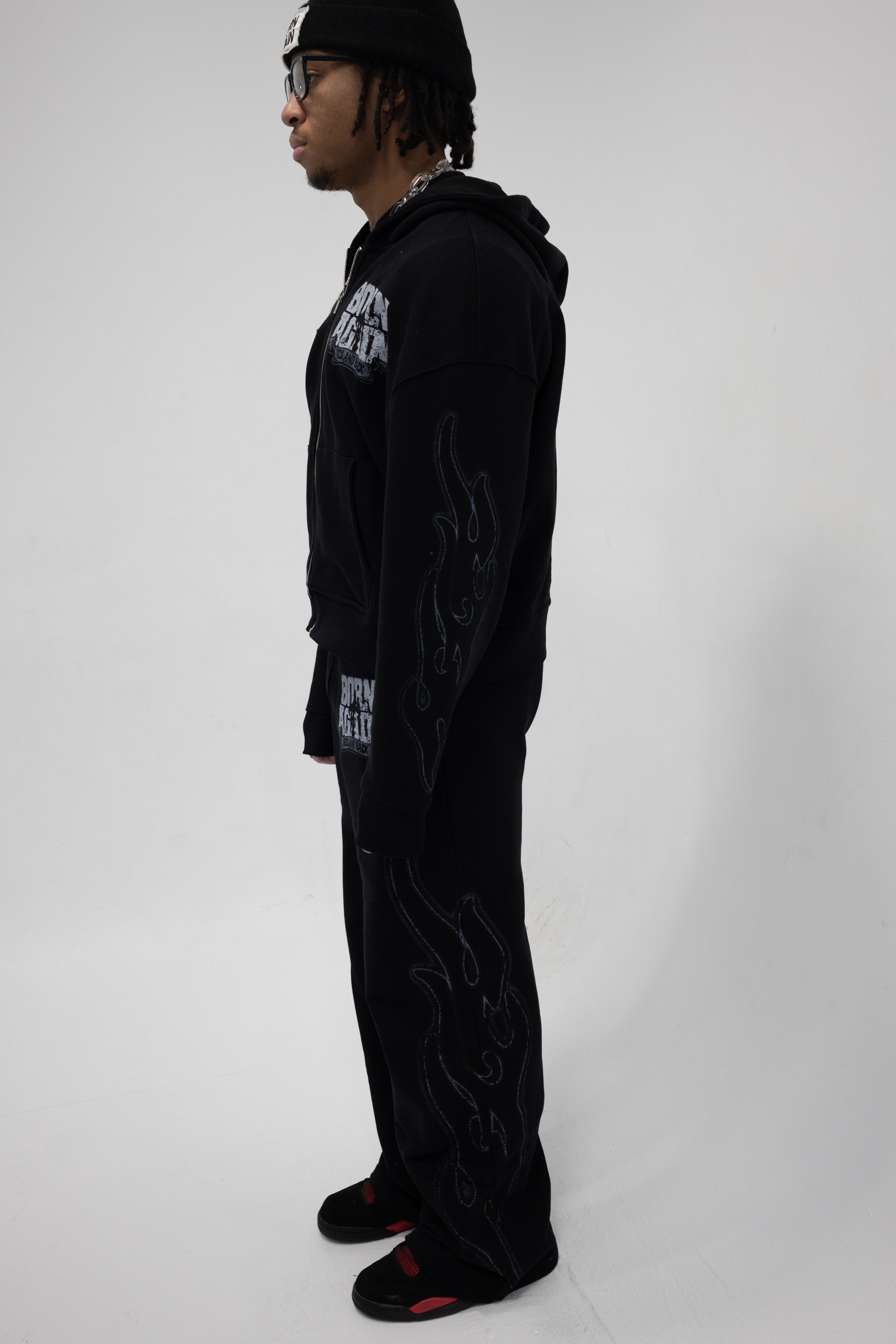 Hell & Back Zip Up (Black)