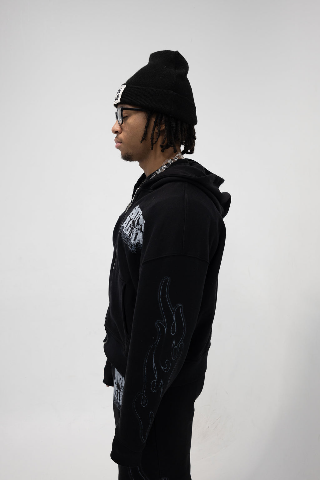 Hell & Back Zip Up (Black)