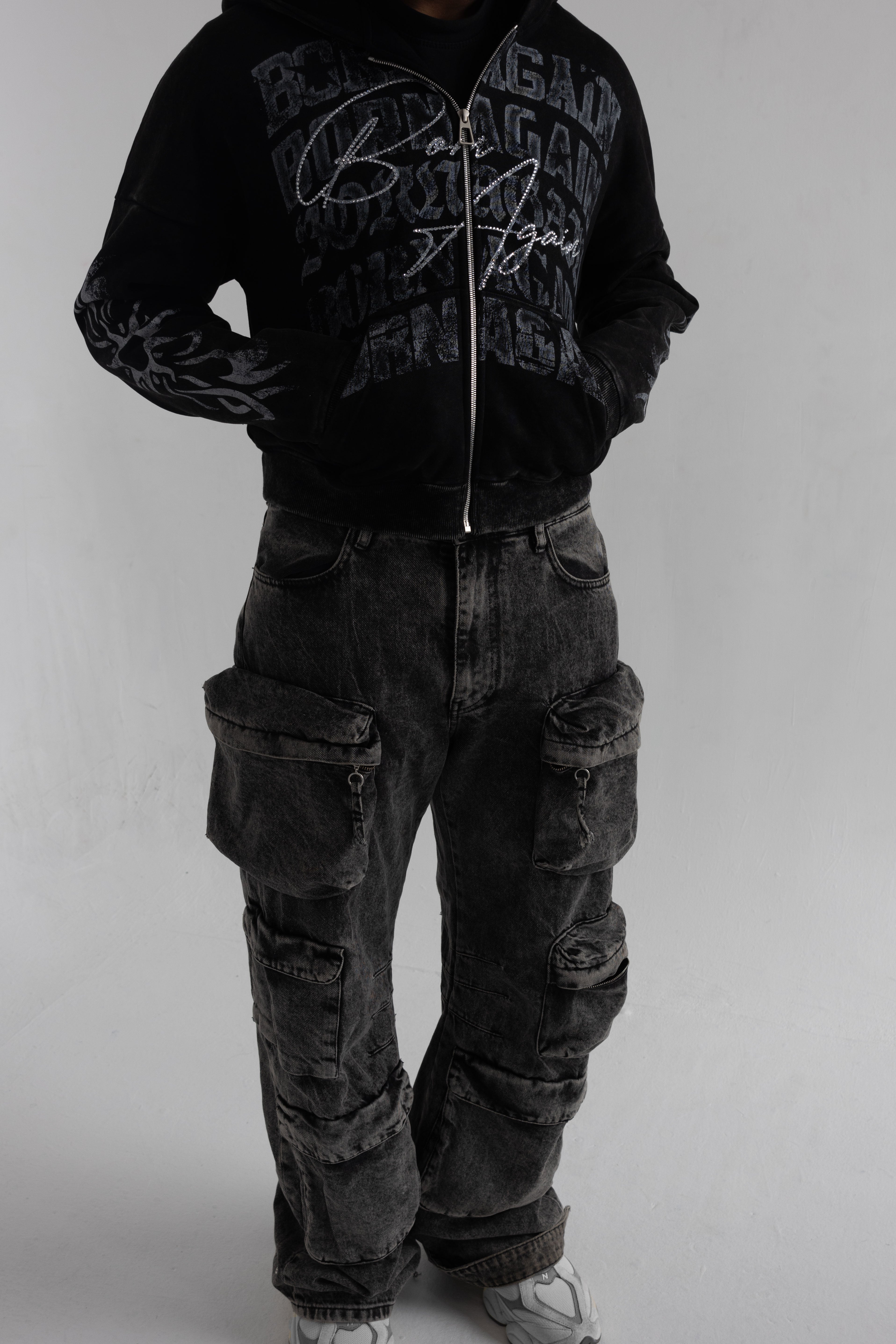 Born Again Zip (Black)