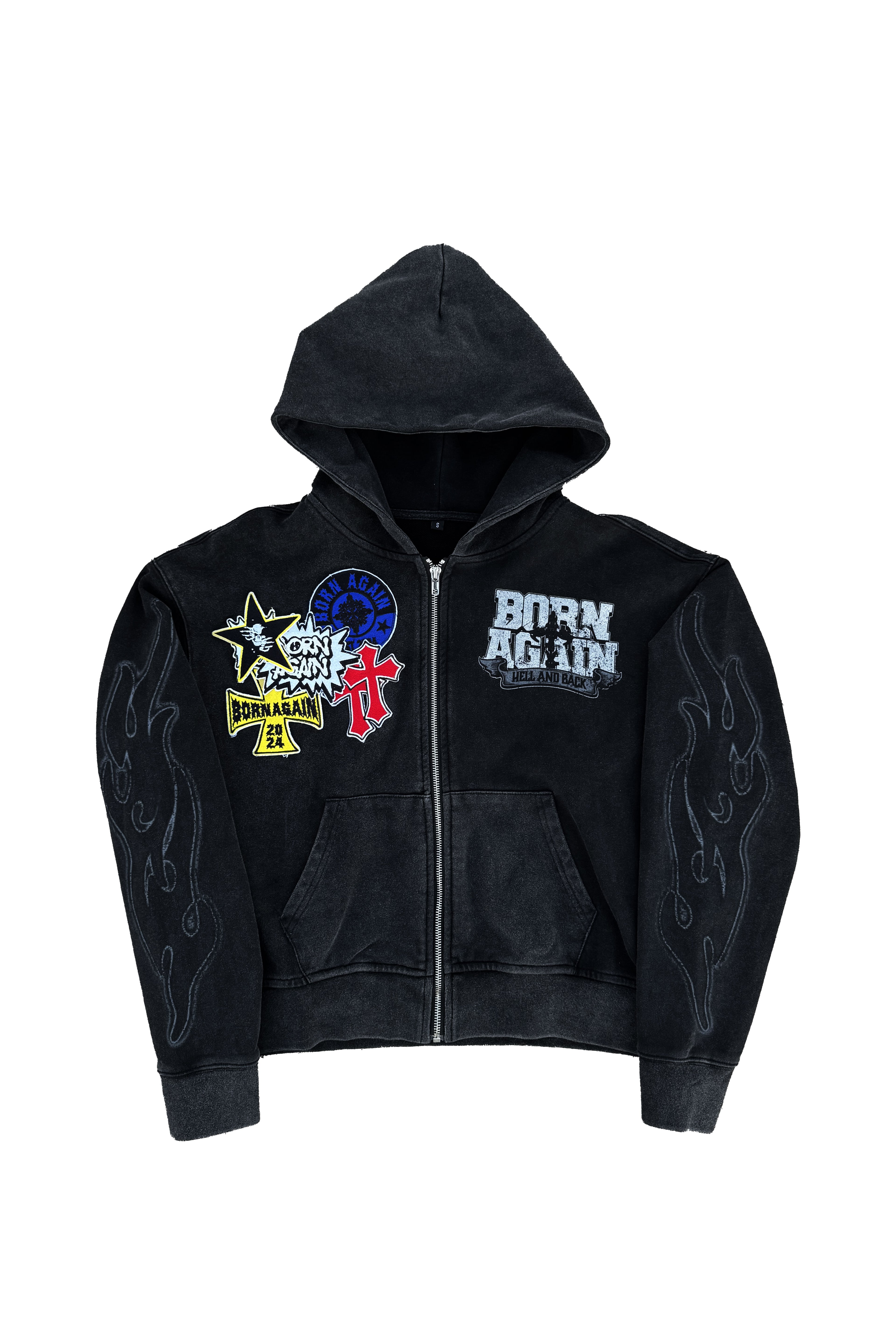 Hell & Back Zip Up (Black)